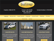 Tablet Screenshot of bon-voyage.uk.com